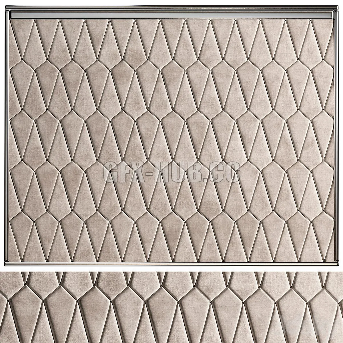Decorative wall panel №6 3D Model Decorative wall panel №6 3D Model