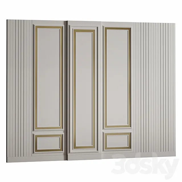 Decorative wall panel №67 3D Model Decorative wall panel №67 3D Model