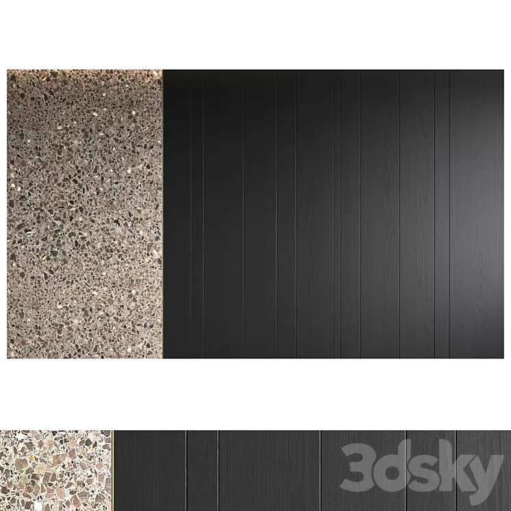 Decorative wall panel No. 2 3D Model