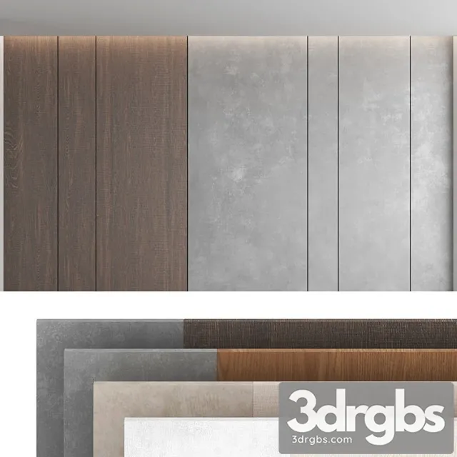 Decorative wall panel set 45