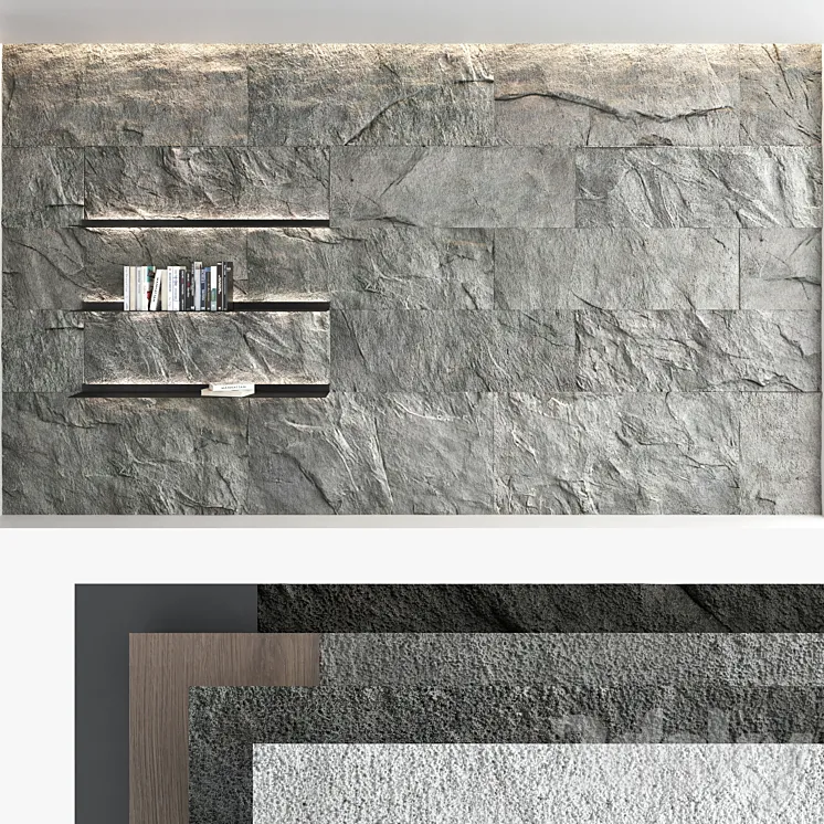 Decorative wall panel set 62 3D Model Free Download Decorative wall panel set 62 3D Model Free Download