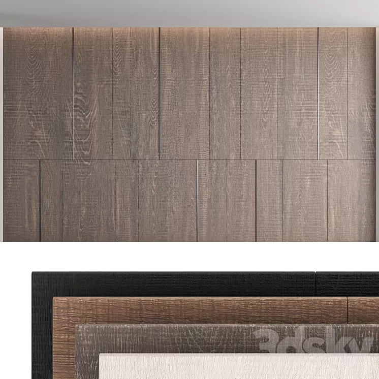 Decorative wall panel_set 32 3D Model Decorative wall panel_set 32 3D Model