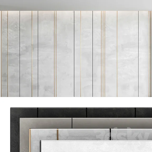 Decorative wall panel_set 36 3DModel Decorative wall panel_set 36 3DModel