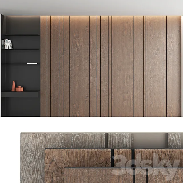 Decorative wall panel_set 5 3DModel Decorative wall panel_set 5 3DModel