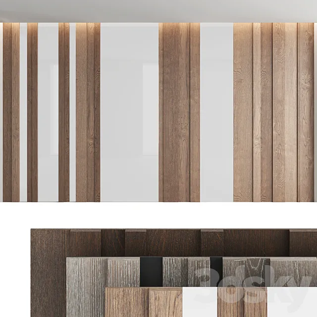 Decorative wall panel_set 8 3DModel Decorative wall panel_set 8 3DModel