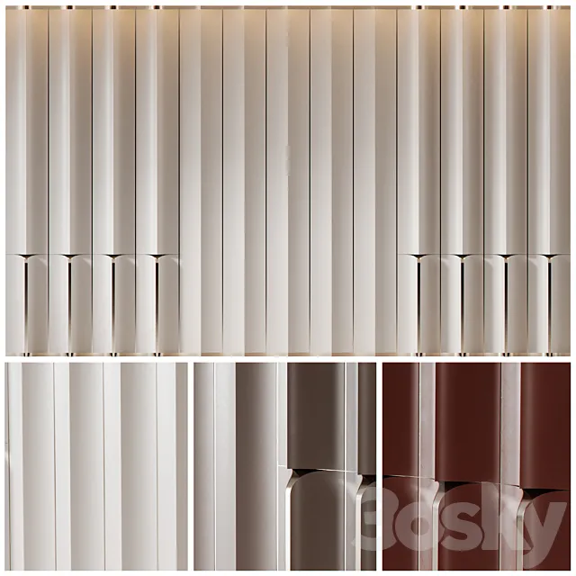 Decorative wall panels #1 3D Model Decorative wall panels #1 3D Model