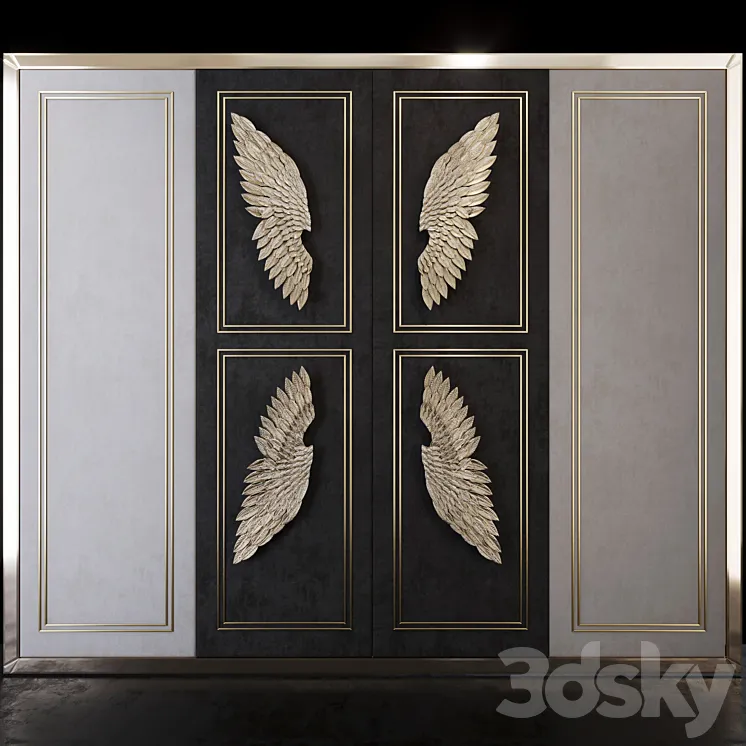 Decorative wall PN40 3D Model Free Download