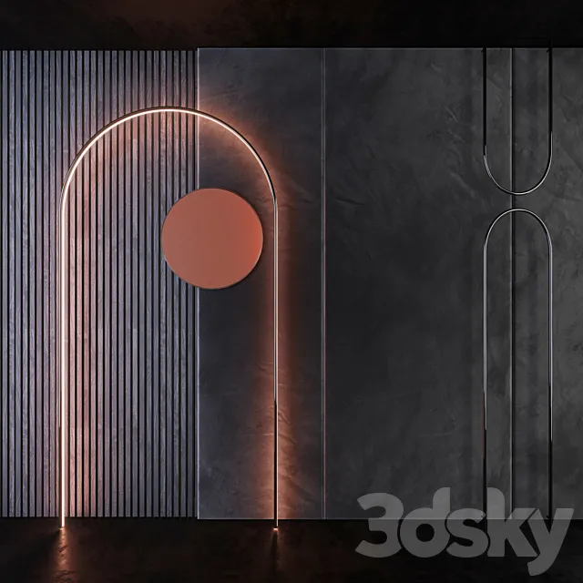 Decorative wall PN42 3D Model Decorative wall PN42 3D Model