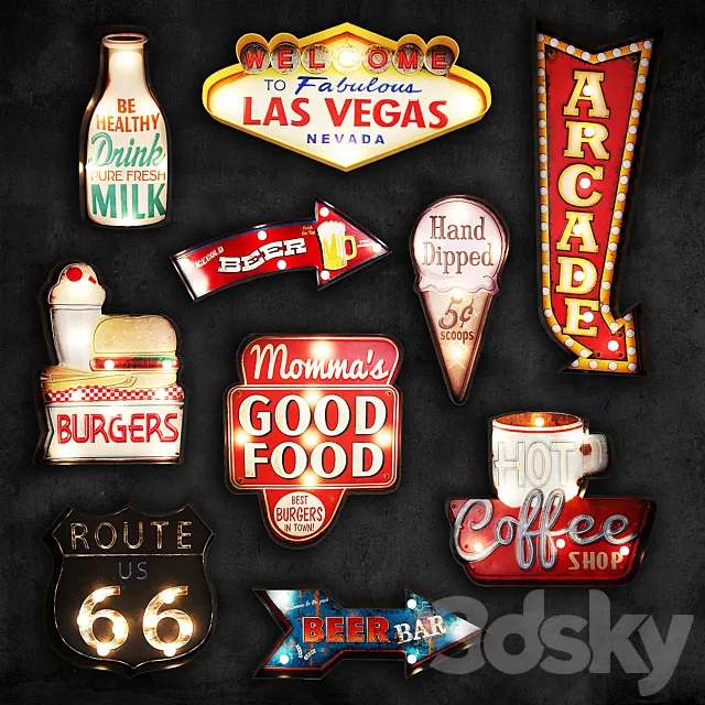 Decorative wall sign 3DModel Decorative wall sign 3DModel