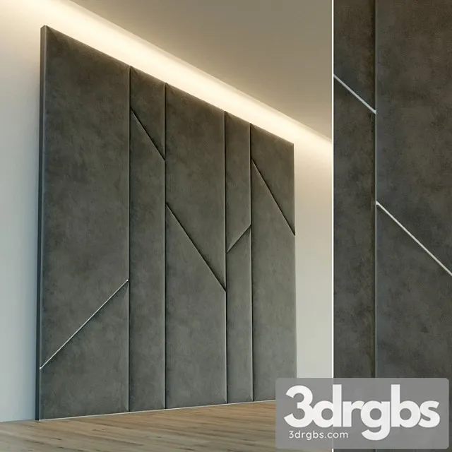 Decorative Wall Upholstered Panel 63 3D Model Download