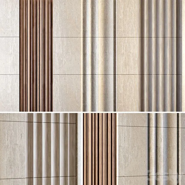 decorative wall02 3D Model decorative wall02 3D Model