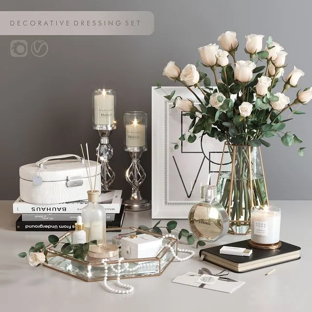 Decorative_Dressing_Set 3D Model
