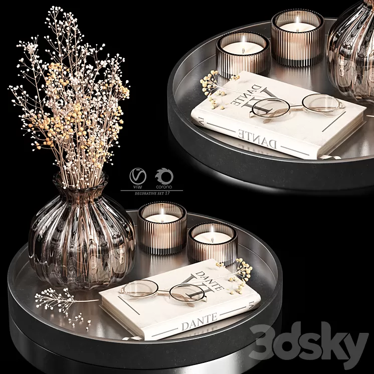 decorative_set17 3D Model Free Download