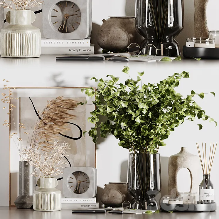 decorative_set28 3D Model Free Download