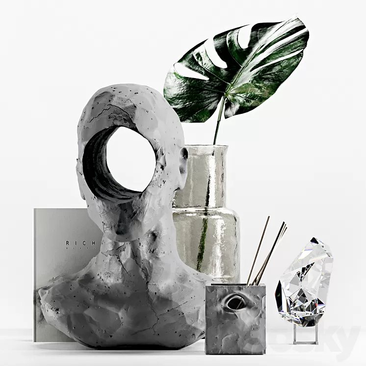 Decorative_Set_004 3D Model Decorative_Set_004 3D Model