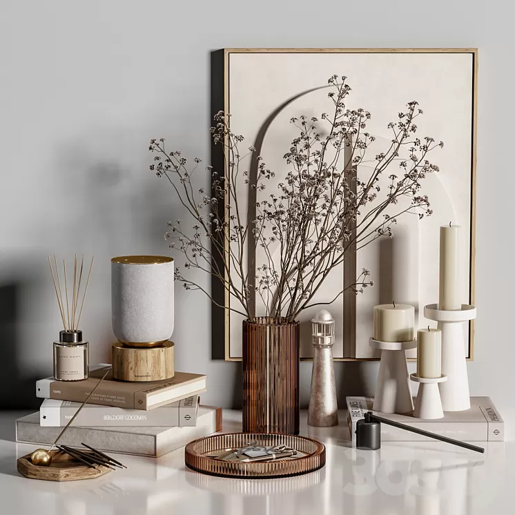 decorative_set_36 3D Model Free Download