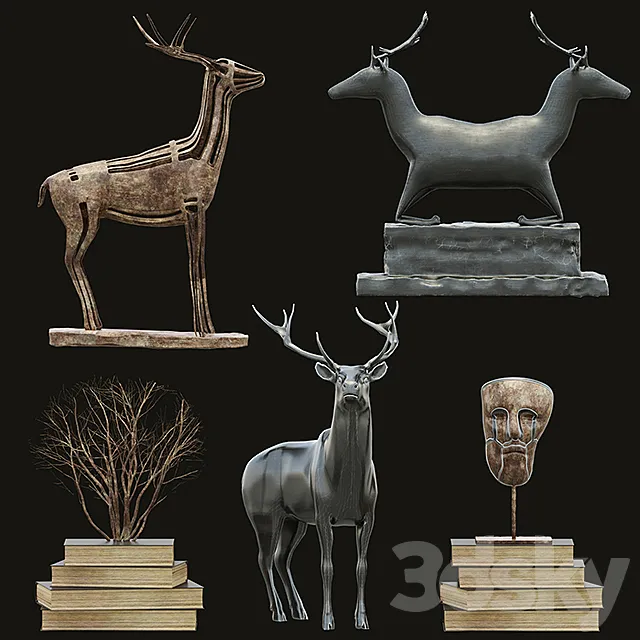 Decorative_set_8 3DModel
