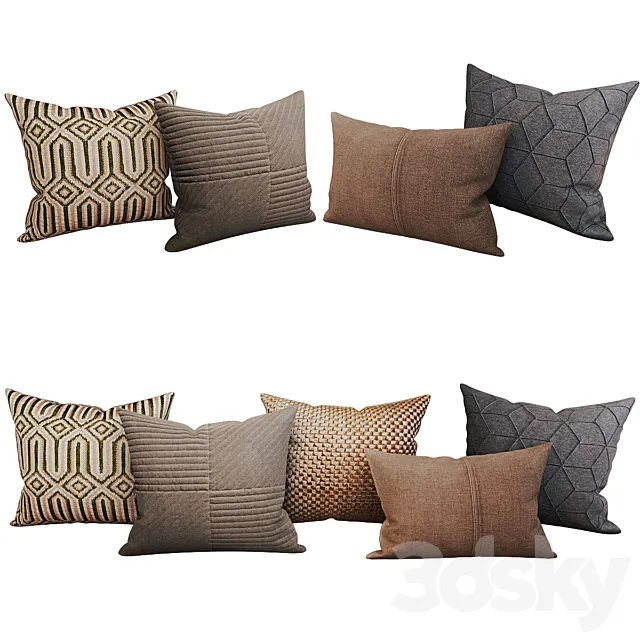 Decorative_set_pillow_35 3D Model Decorative_set_pillow_35 3D Model
