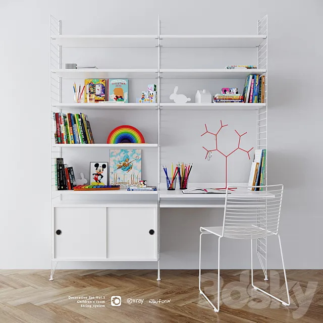 Decorative_Set_Vol3 3D Model