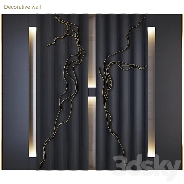 Decorative_wall_SVblack 3D Model Decorative_wall_SVblack 3D Model