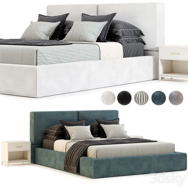 decorfacil Bed 3D Model decorfacil Bed 3D Model