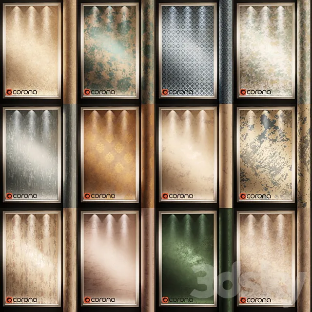 DecorWall (Kraskibriz) Set # 2 3DModel DecorWall (Kraskibriz) Set # 2 3DModel