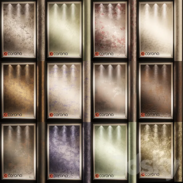 DecorWall (Kraskibriz) Set # 5 3DModel DecorWall (Kraskibriz) Set # 5 3DModel