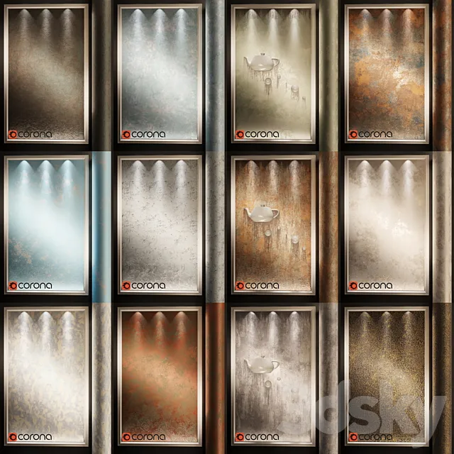 DecorWall (Kraskibriz) Set # 6 3DModel DecorWall (Kraskibriz) Set # 6 3DModel