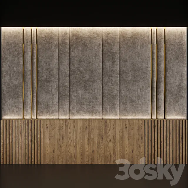 Decotarive Wall panel 010 3D Model