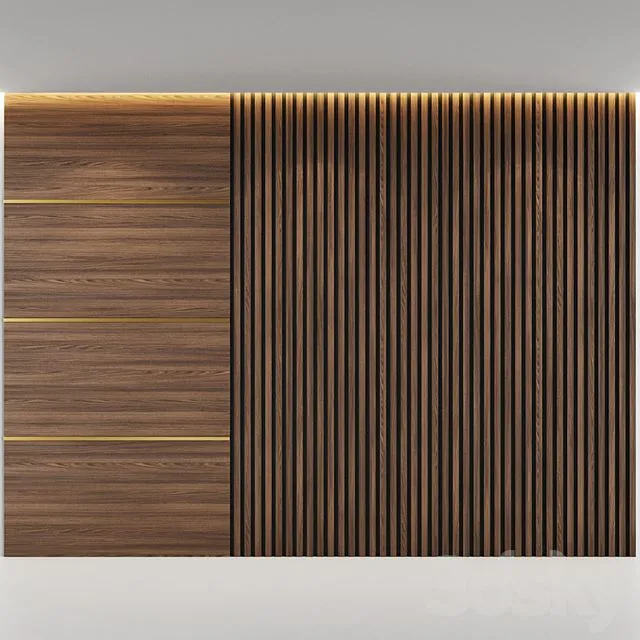 Decotarive Wall panel 016 3D Model