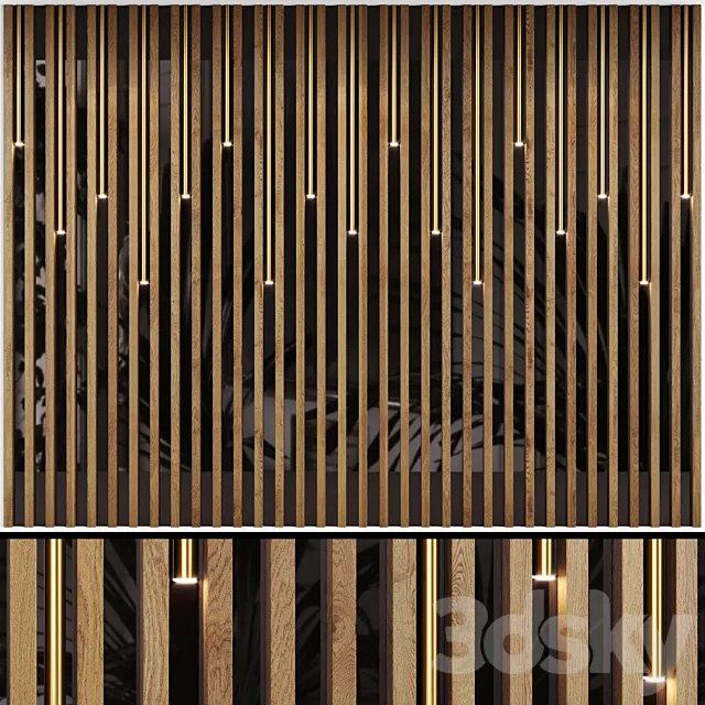 Decotarive Wall panel 024 3D Model Decotarive Wall panel 024 3D Model