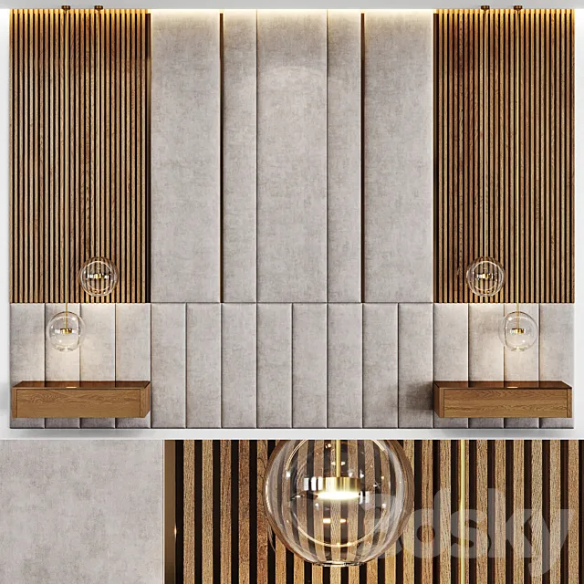 Decotarive Wall panel 028 3D Model Decotarive Wall panel 028 3D Model