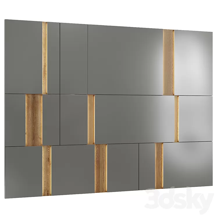 Decotarive Wall panel 039 3D Model Decotarive Wall panel 039 3D Model