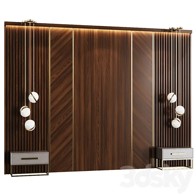 Decotarive Wall panel 040 3D Model Decotarive Wall panel 040 3D Model