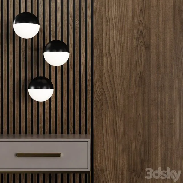 Decotarive Wall panel 042 3D Model Decotarive Wall panel 042 3D Model