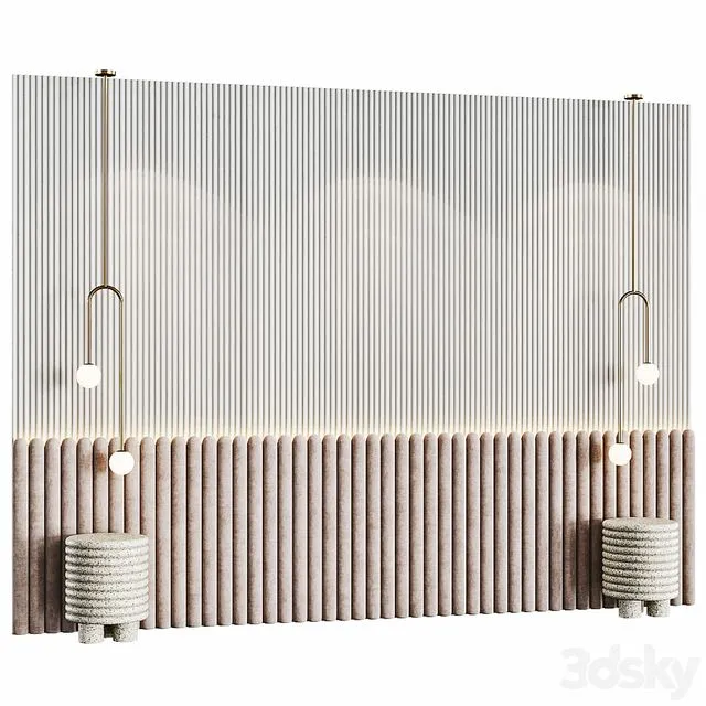 Decotarive Wall panel 055 3D Model Decotarive Wall panel 055 3D Model