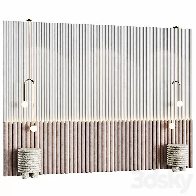 Decotarive Wall panel 055 3D Model Free Download Decotarive Wall panel 055 3D Model Free Download