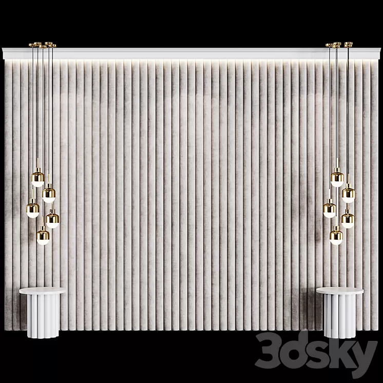 Decotarive Wall panel 058 3D Model Free Download Decotarive Wall panel 058 3D Model Free Download