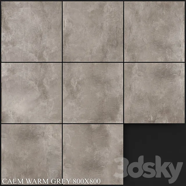 Decovita Calm Warm Grey 800×800 3D Model