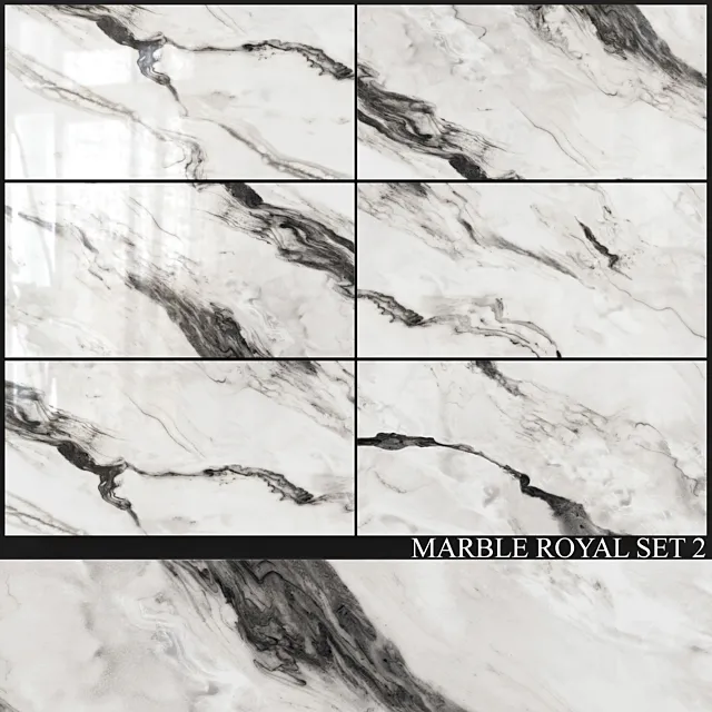 Decovita Marble Royal 600×1200 Set 2 3D Model