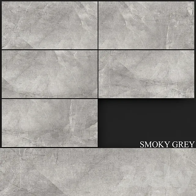 Decovita Smoky Grey 600×1200 3D Model