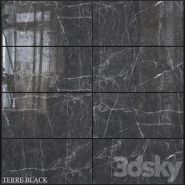 Decovita Terre Black 600×1200 3D Model