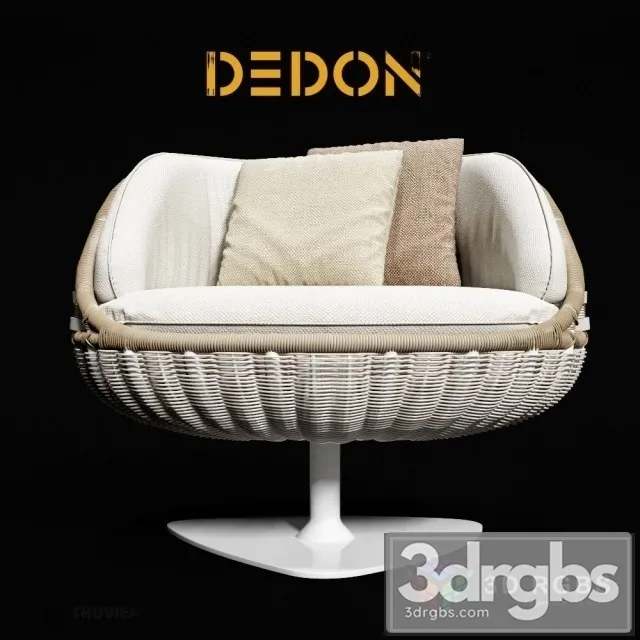 Dedon Garden Armchair 3D Model Download Dedon Garden Armchair 3D Model Download