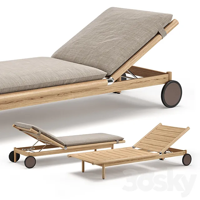 DEDON Tibbo | Beach chair 3D Model