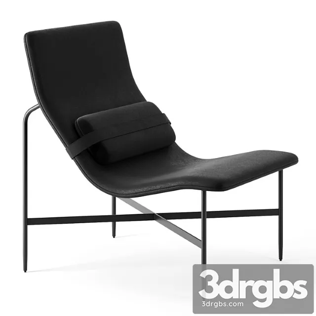 Deep thoughts leather lounge chair by blu dot