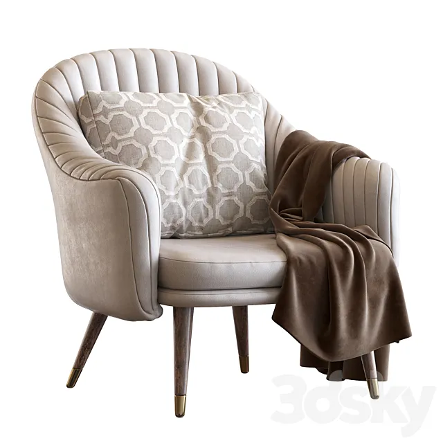 Deephouse armchair 3D Model