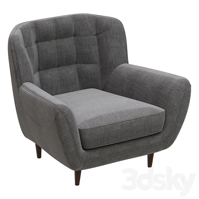 Deephouse Armchair Tuscany 3DModel
