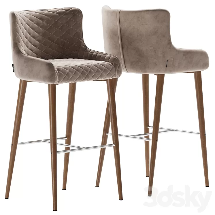 Deephouse bar chair Cindy 3D Model Deephouse bar chair Cindy 3D Model