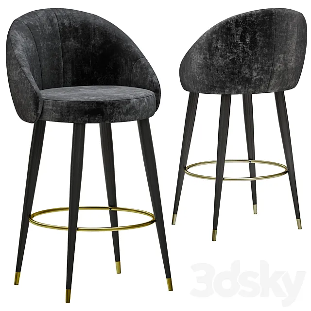 Deephouse Bar Chair Ferrara 3D Model