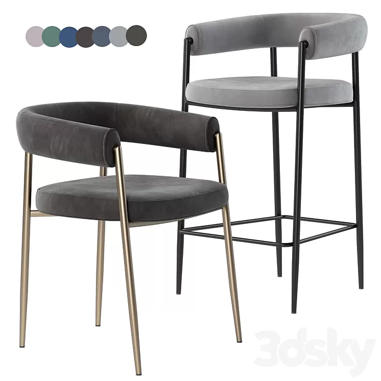 Deephouse. Bar stool Manchester 3D Model Free Download Deephouse. Bar stool Manchester 3D Model Free Download